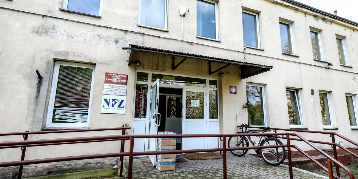 Rekreacyjne tereny przy zakładzie rehabilitacji 