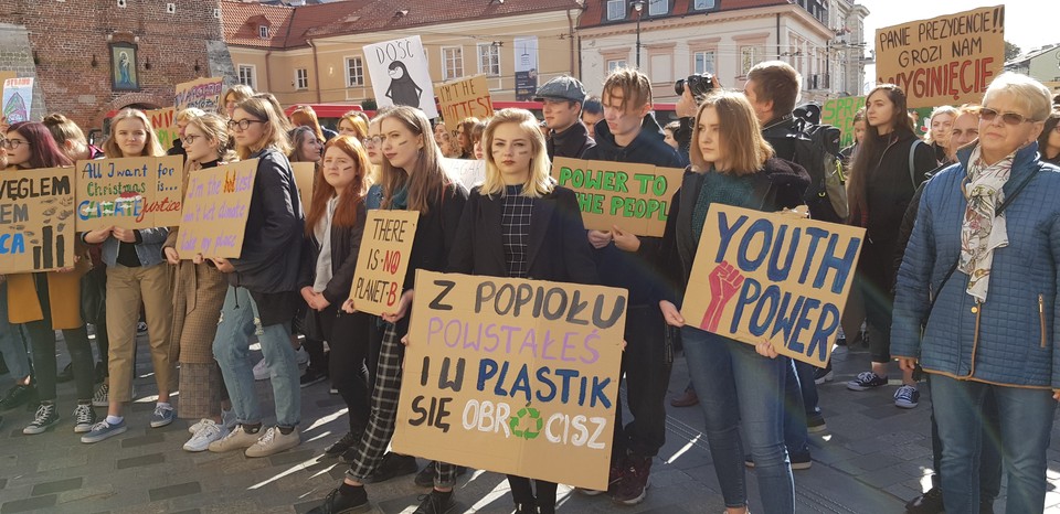 Młodzieżowy Strajk Klimatyczny w Lublinie