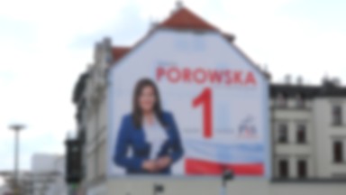 Zamieszanie ws. baneru Violetty Porowskiej w centrum Opola