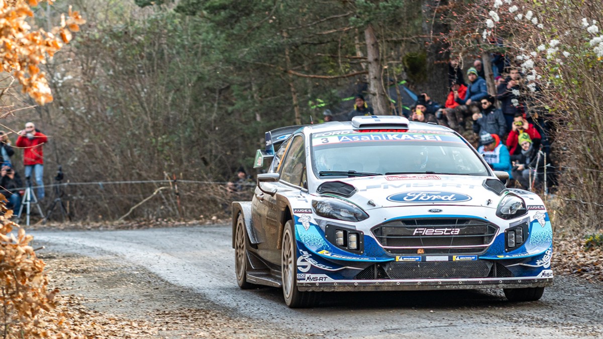 Teemu Suninen Jarmo Lehtinen na trasie w Monte Carlo
