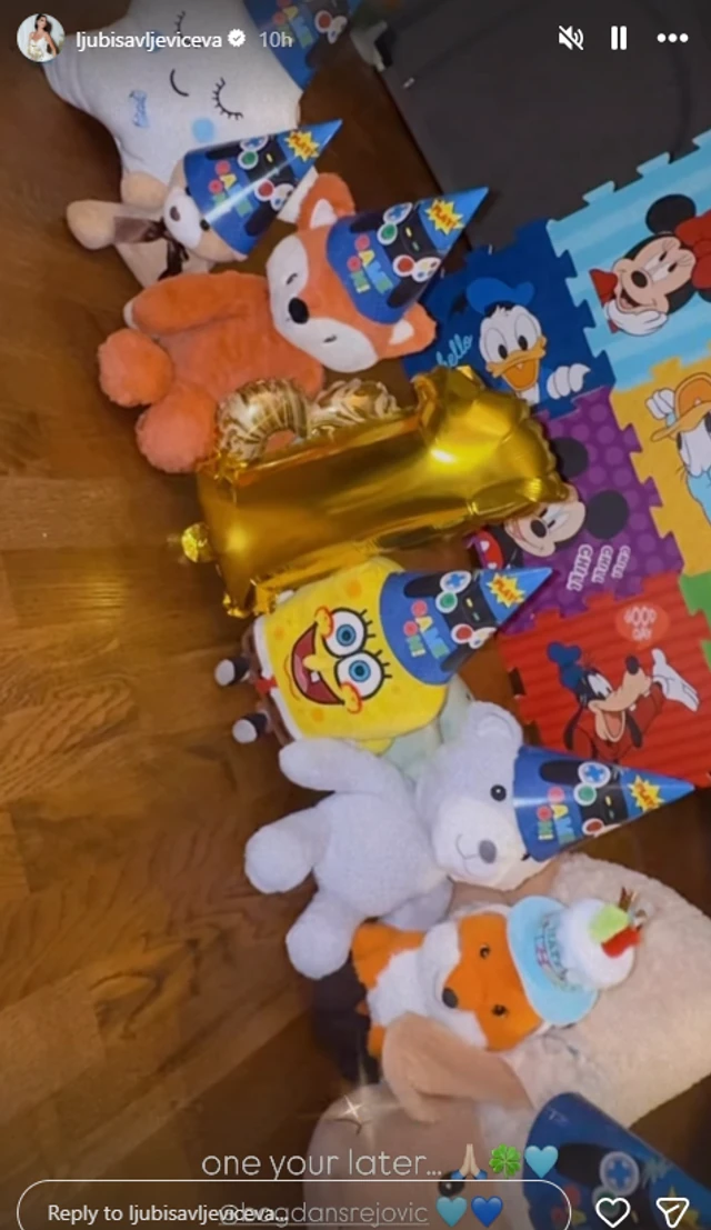 VELIKO SLAVLJE u domu Bogdana Srejovića i Jovane Ljubisavljević: Misica se odmah pohvalila, pokazala slike