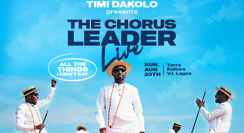 Timi Dakolo to headline his first concert titled 'The Chorus Leader Live, All The Things I Didn't Say' in August