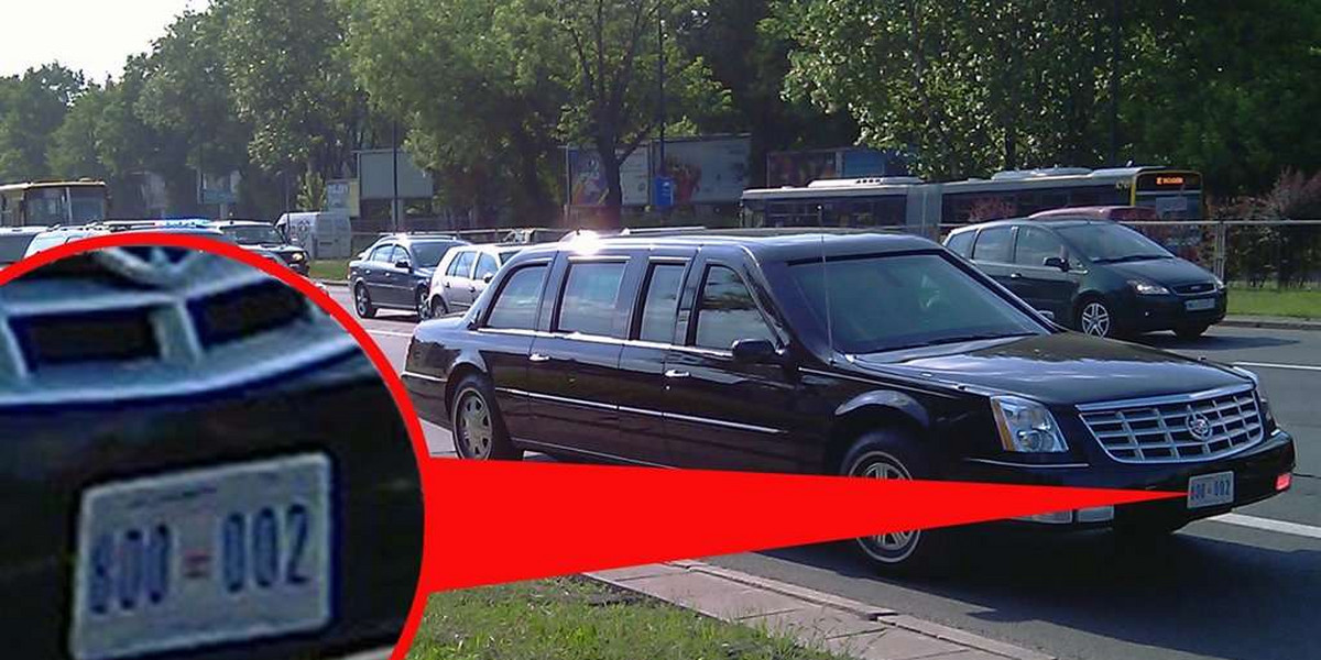 Pechowe auto Obamy w Polsce. Szuka mechanika?