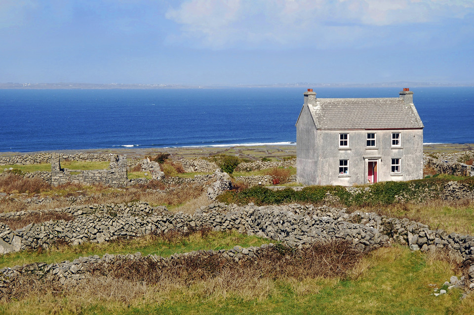 Irlandia - Wyspy Aran - Dom na Inishmore