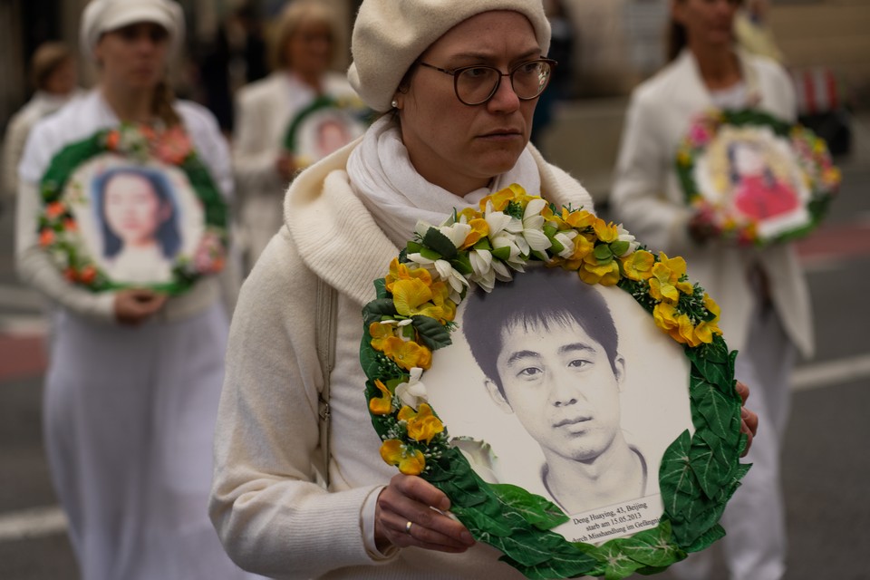 Marsz Falun Gong w Warszawie