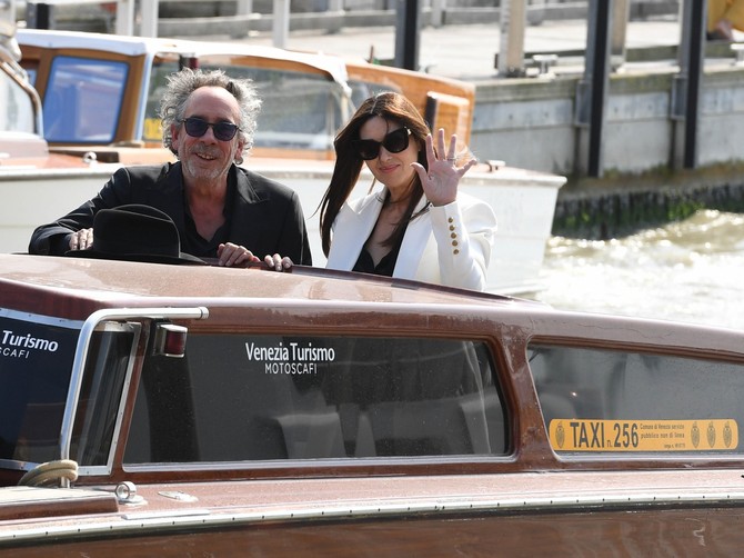 Monika Beluči i Tim Barton u Veneciji