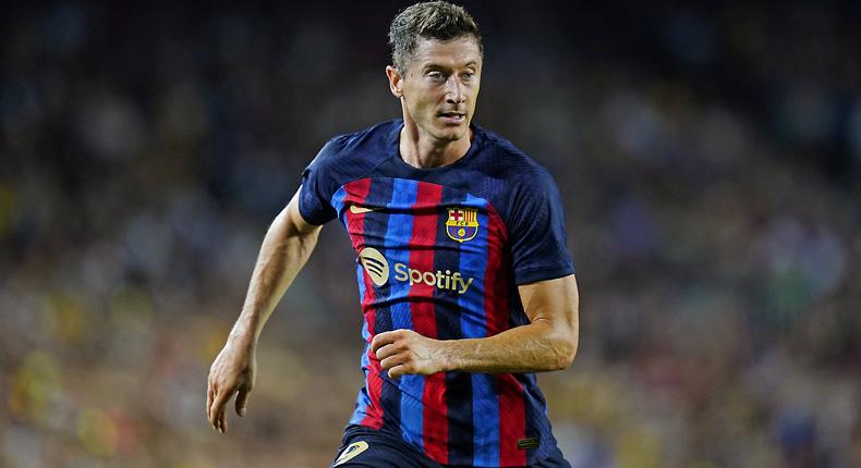 Robert Lewandowski Barcelona (IMAGO/Pressinphoto)