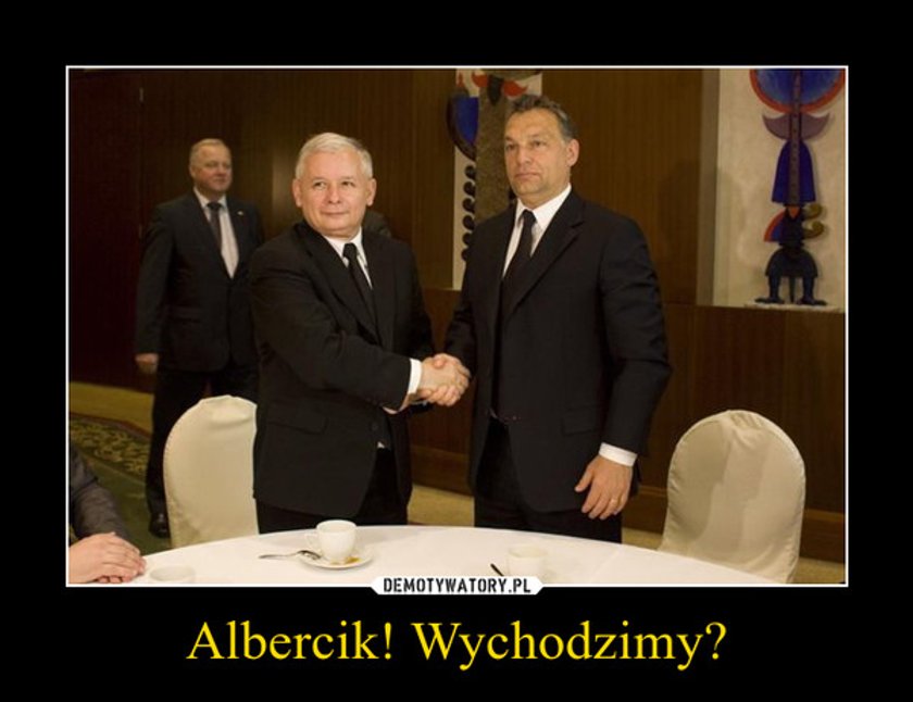 Memy po spotkaniu Orban-Kaczyński