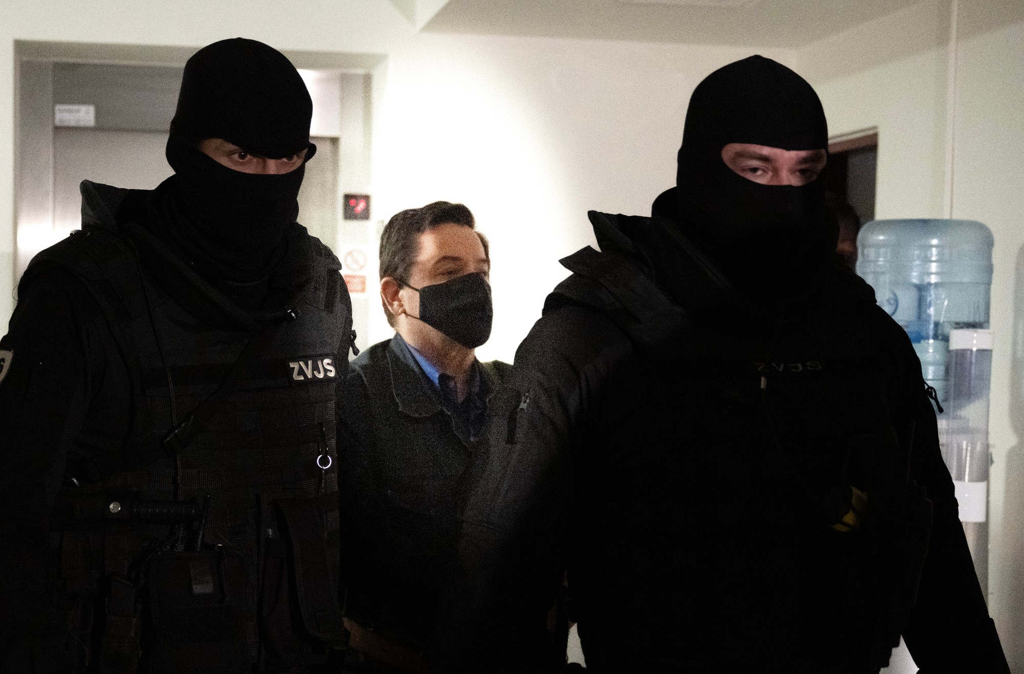 Marian Kočner prichádza na súdny proces v kauze objednávky vraždy novinára Jána Kuciaka a v prípade prípravy vrážd prokurátorov na ŠTS 13. februára 2026.