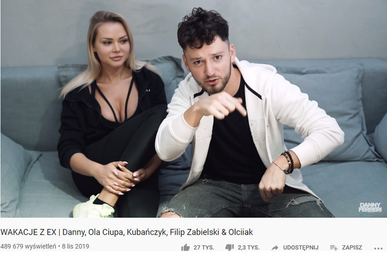 Najnowszy filmik Danny'ego Ferreriego na YouTube