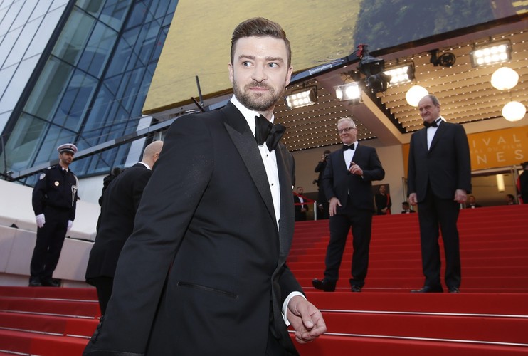 Justin Timberlake na słynnych canneńskich schodach