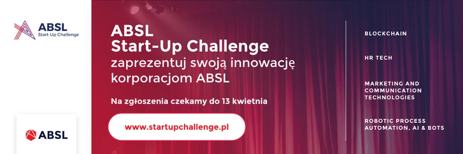 ABSL Start-Up Challenge to konkurs skierowany do start-upów oferujących rozwiązania dla sektora nowoczesnych usług biznesowych