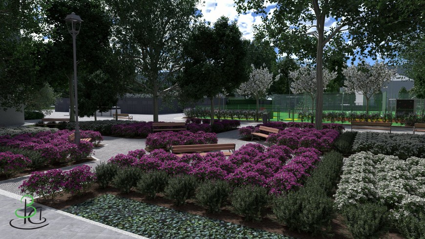 Nie zabraknie zieleni na tym olbrzymim podwórku na Ołbinie