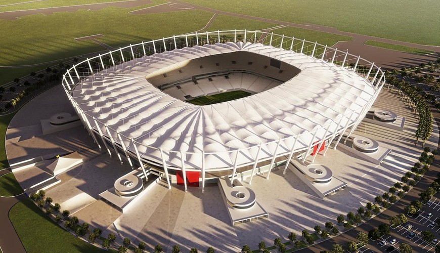 Brasilia Stadion Nacional (makieta)