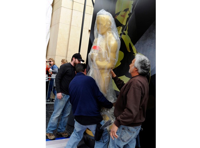 Przygotowania do oscarowej gali w Hollywood