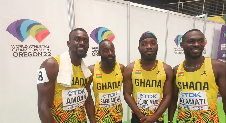 World Athletics Championships: Ghana’s 4x100m relay team qualifies for final