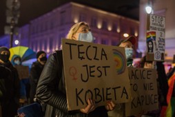 29.10.2020 Warszawa. Protest kobiet