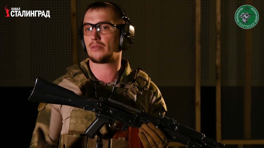 Šef Ruske carske legije Denis Garijev