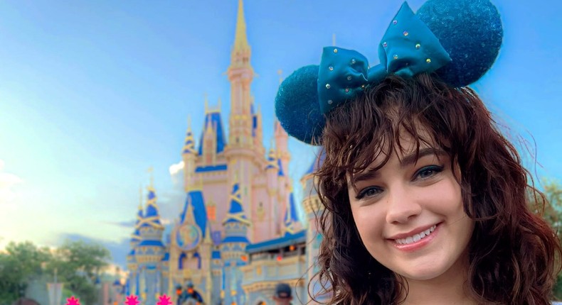 Mary Mouser at Disney.Courtesy of Mary Mouser