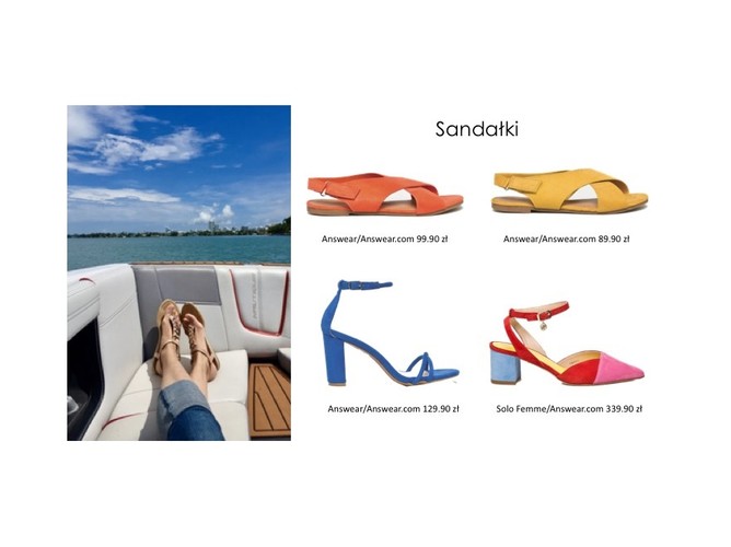 Modne akcesoria na lato 2019: SANDAŁKI