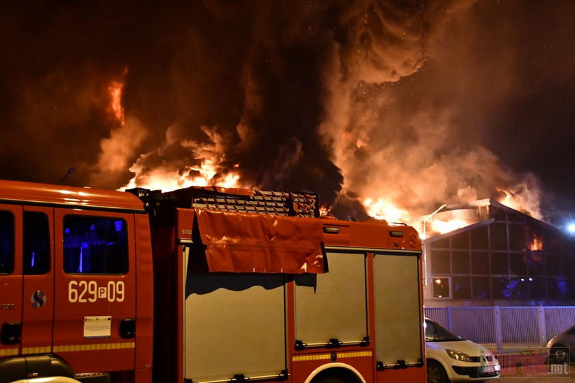 Pożar zakładu meblowego w Wielkopolsce