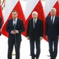 Marek Kuchciński, Andrzej Duda, Jarosław Kaczyński, Stanisław Karczewski, Mateusz Morawiecki