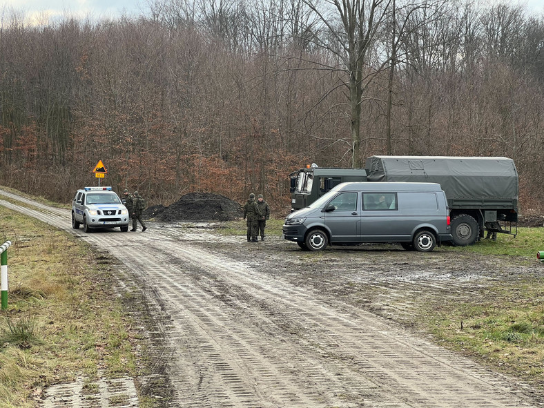 Poszukiwania niezidentyfikowanego obiektu, okolice miejscowości Sosnowa-Dębowa.