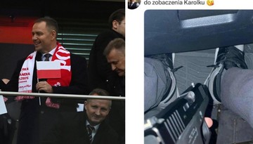 „Do zobaczenia Karolku”. Wpis ze zdjęciem pistoletu wywołał alarm służb. Prezydent zagrożony?