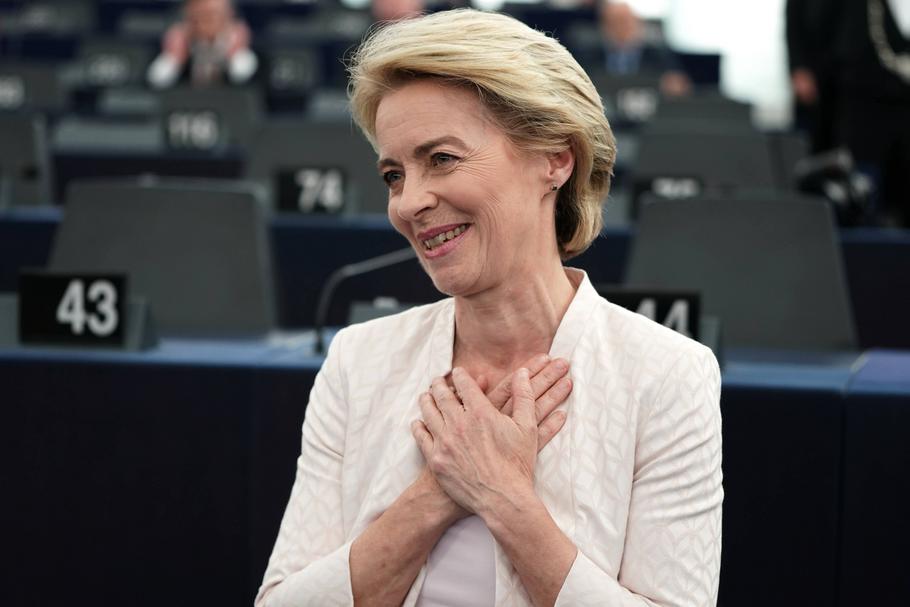 Ursula von der Leyen wybrana na przewodniczącą Parlamentu Europejskiego.
