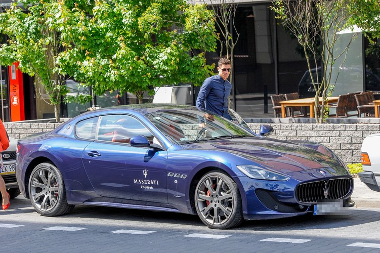 Robert Lewandowski i Maserati GranTurismo Sport