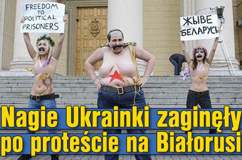 Nagie Ukrainki zaginęły po proteście na Białorusi