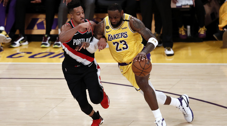 C.J. McCollum, a Portland Trail Blazers játékosa nyilatkozott a koronavírussal kapcsolatban / Fotó:MTI/EPA