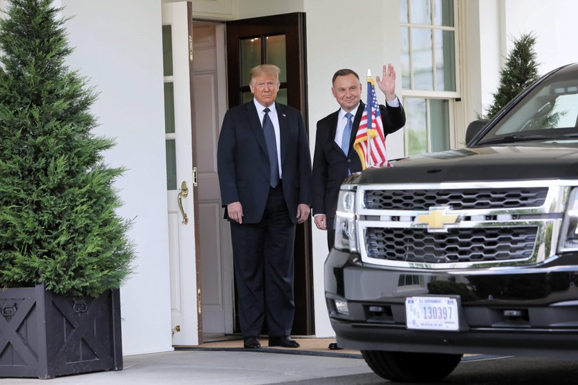 Donald Trump i Andrzej Duda