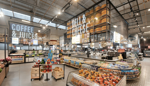 An eatery in the supermarket