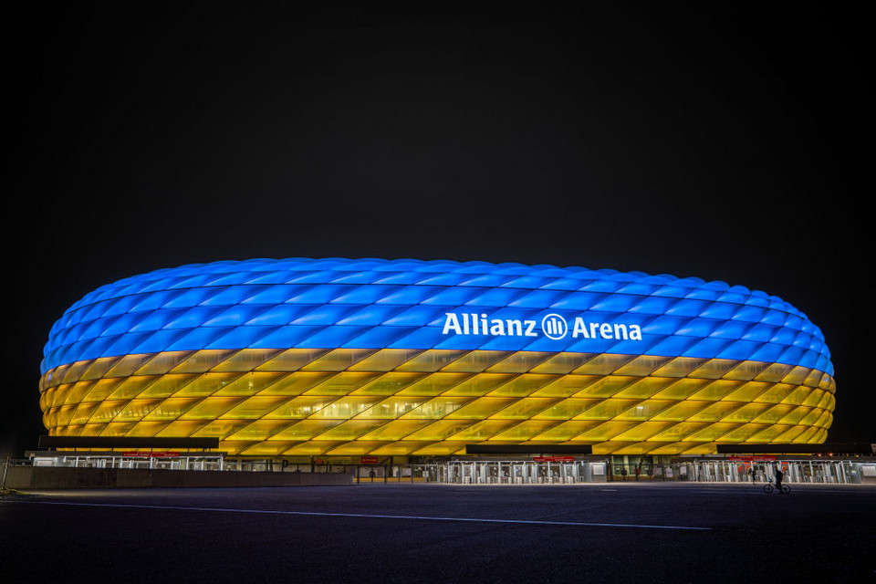 Allianz Arena w Monachium (Niemcy)