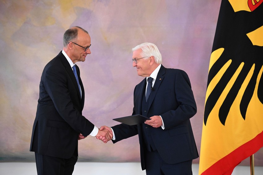 Frank-Valter Štajnmajer i Fridrih Merc