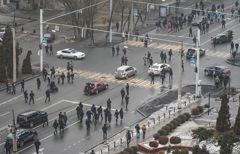 Rally over a hike in energy prices in Kazakhstan