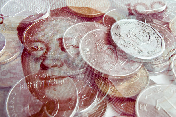 Chińska waluta - juan, fot. Bloomberg