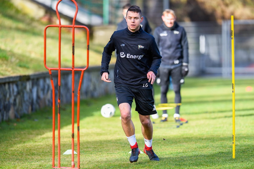 Pilka nozna. Ekstraklasa. Lechia Gdansk. Trening. 30.01.2018