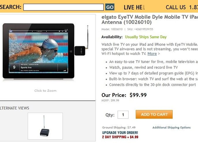 Moduł telewizyjny do iPada