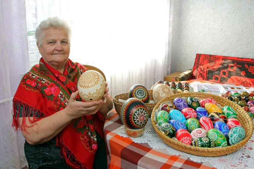 Moje pisanki miał nawet papież