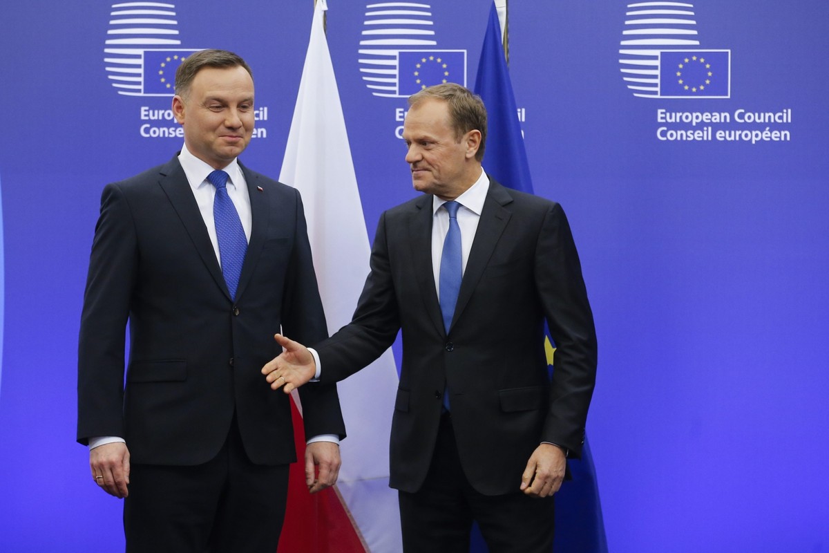 Andrzej Duda i Donald Tusk