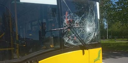 Groza w Katowicach. Mężczyzna ruszył na autobus. Polała się krew. Drastyczne NAGRANIE