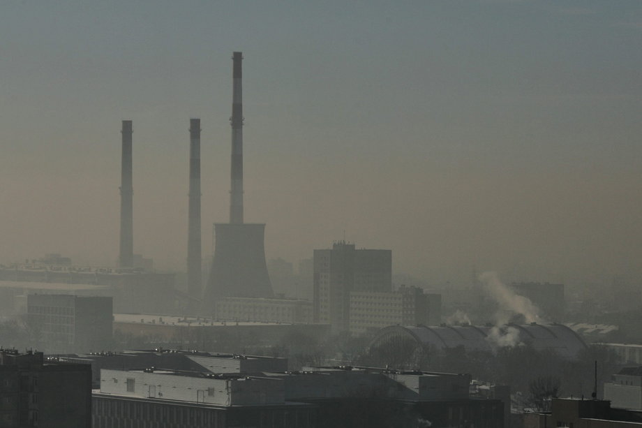 Smog w Łodzi