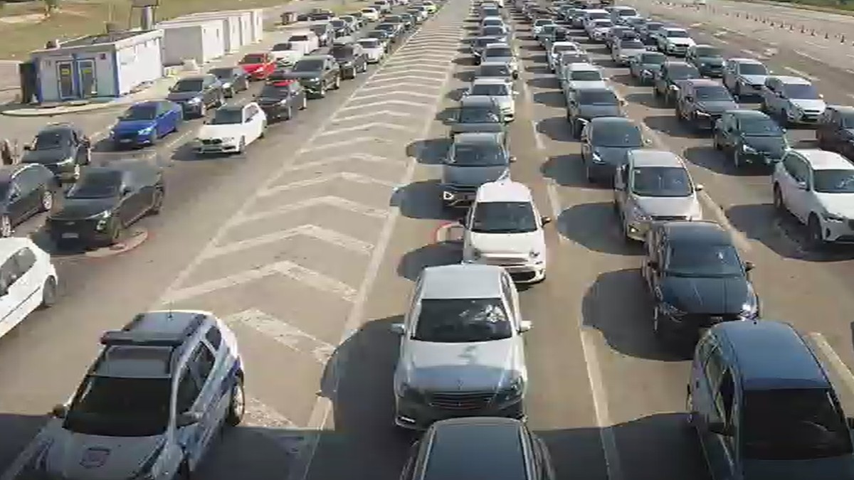 Gužve na graničnom prelazu Preševo