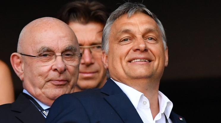 Orbán Viktor elégedett volt a magyar labdarúgó-válogatottal / Fotó: AFP