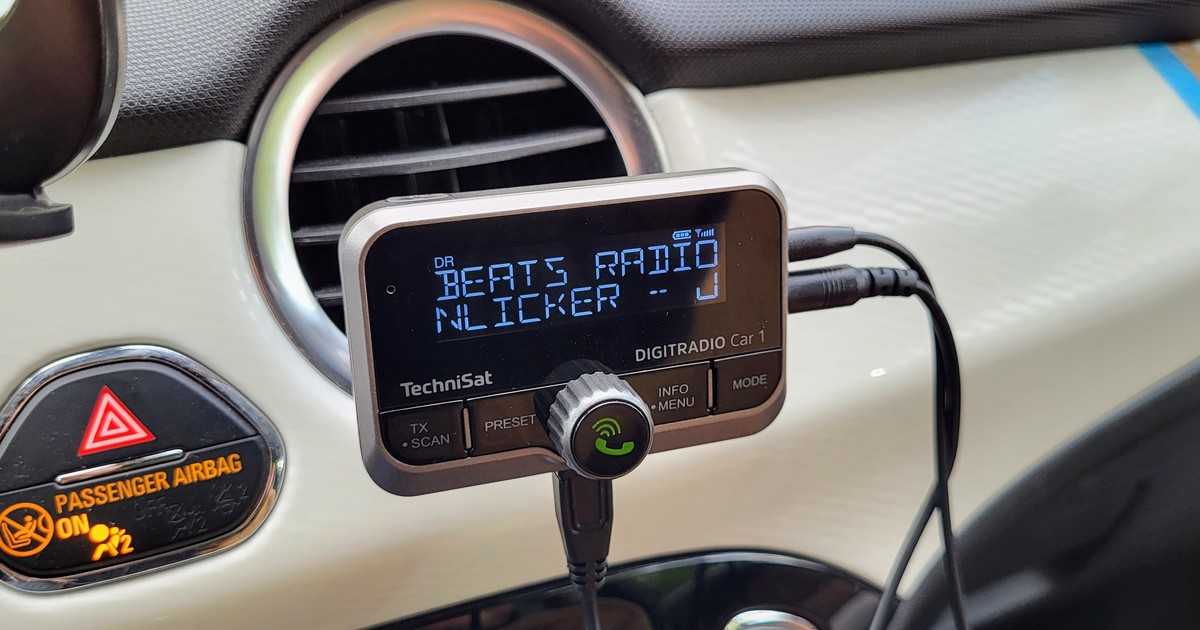 Technisat Digitradio Car 1 en test : adaptateur DAB+ avec Bluetooth et batterie pour la voiture