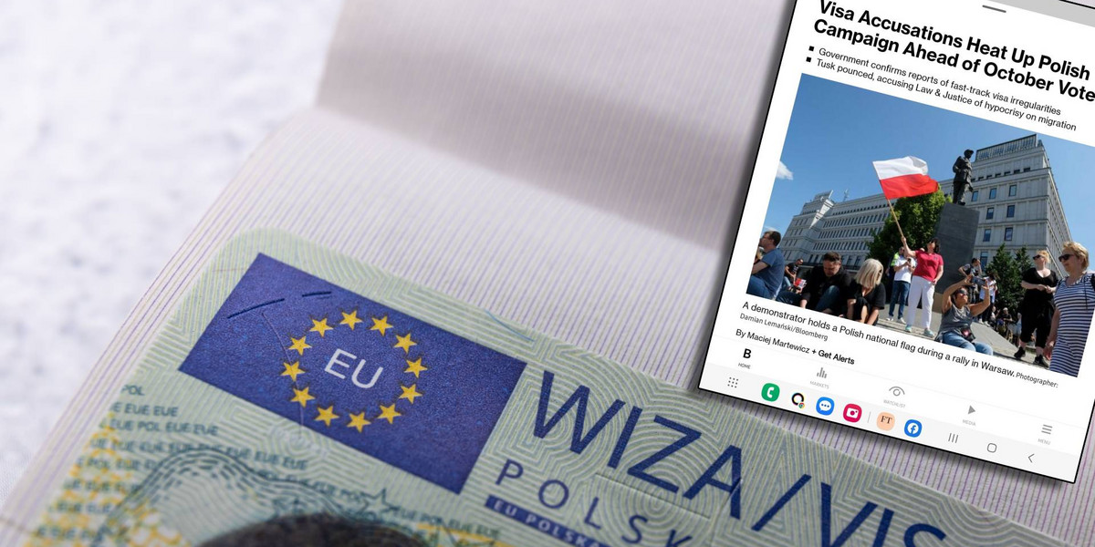 Afera wizowa w polskim MSZ trafiła na łamy światowych mediów