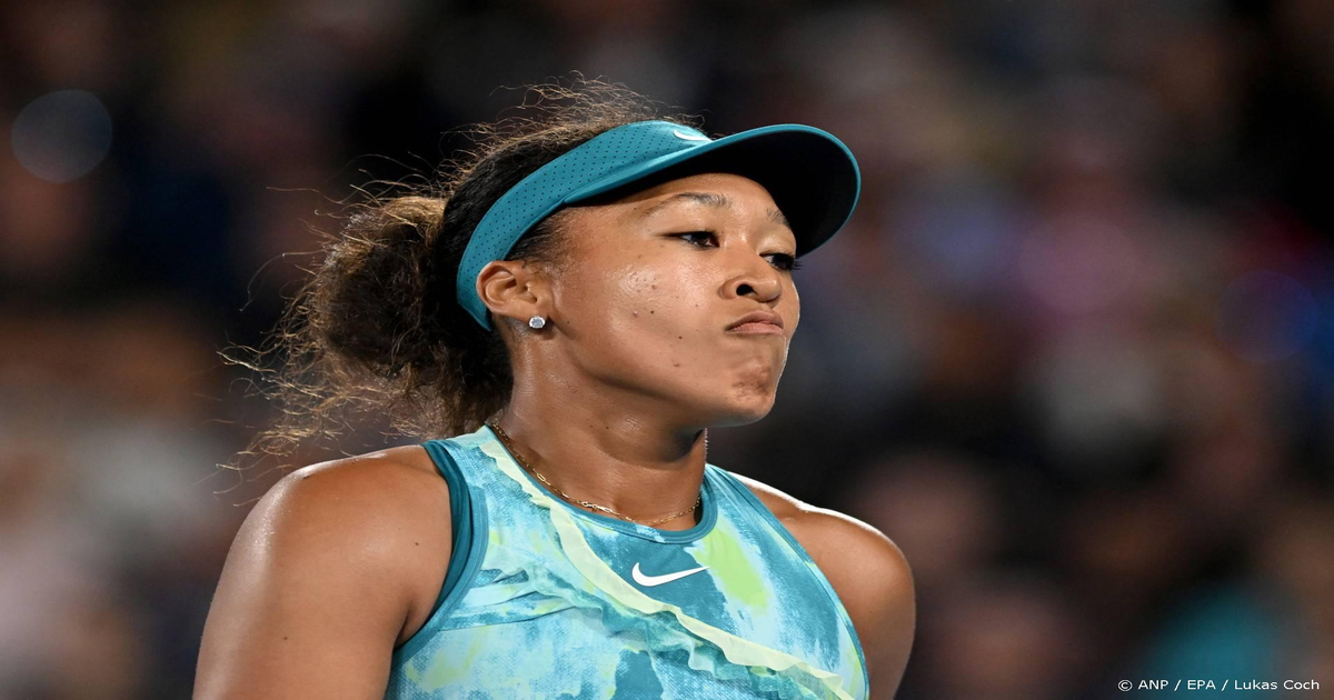 Spectaculaire entree zonder vervolg: Osaka geeft op met een buikblessure