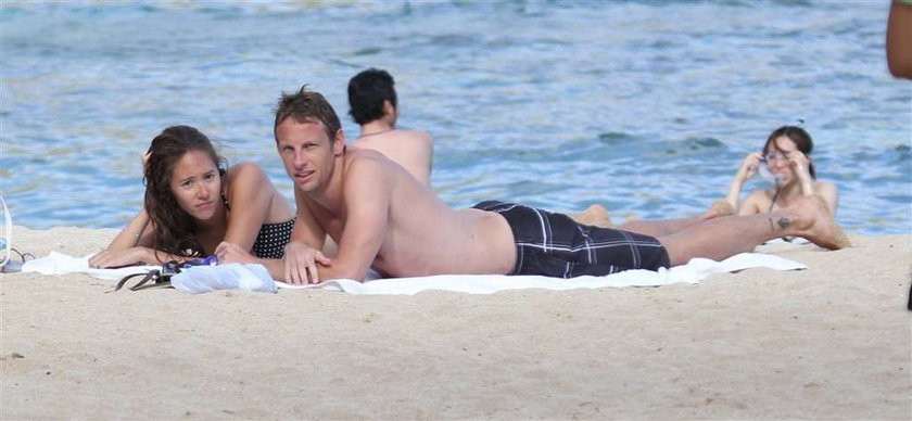 Jenson Button na wakacjach